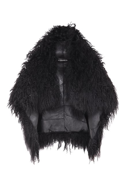 Женский жилет из овчин�ы ANN DEMEULEMEESTER, арт. B0011421/FR004