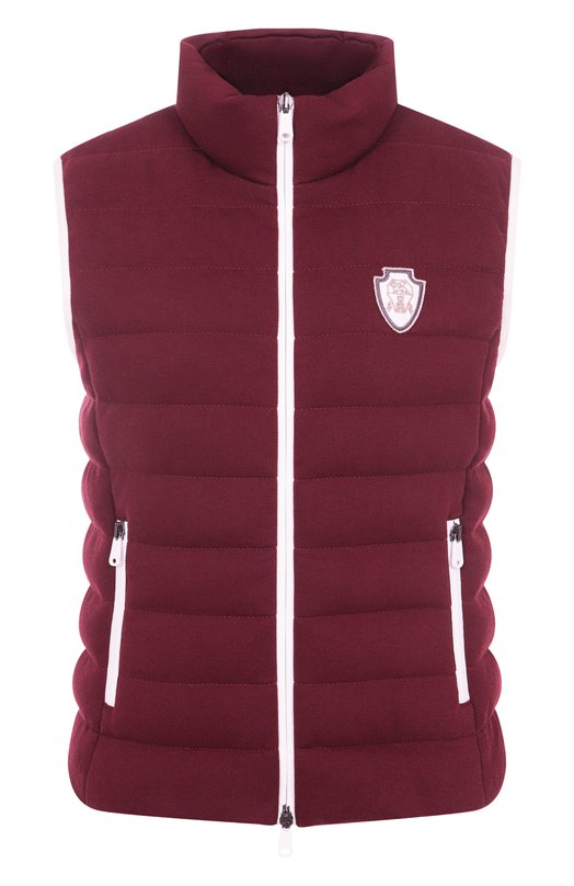 Пуховый жилет Brunello Cucinelli MG9277778 Бордовый MG9277778