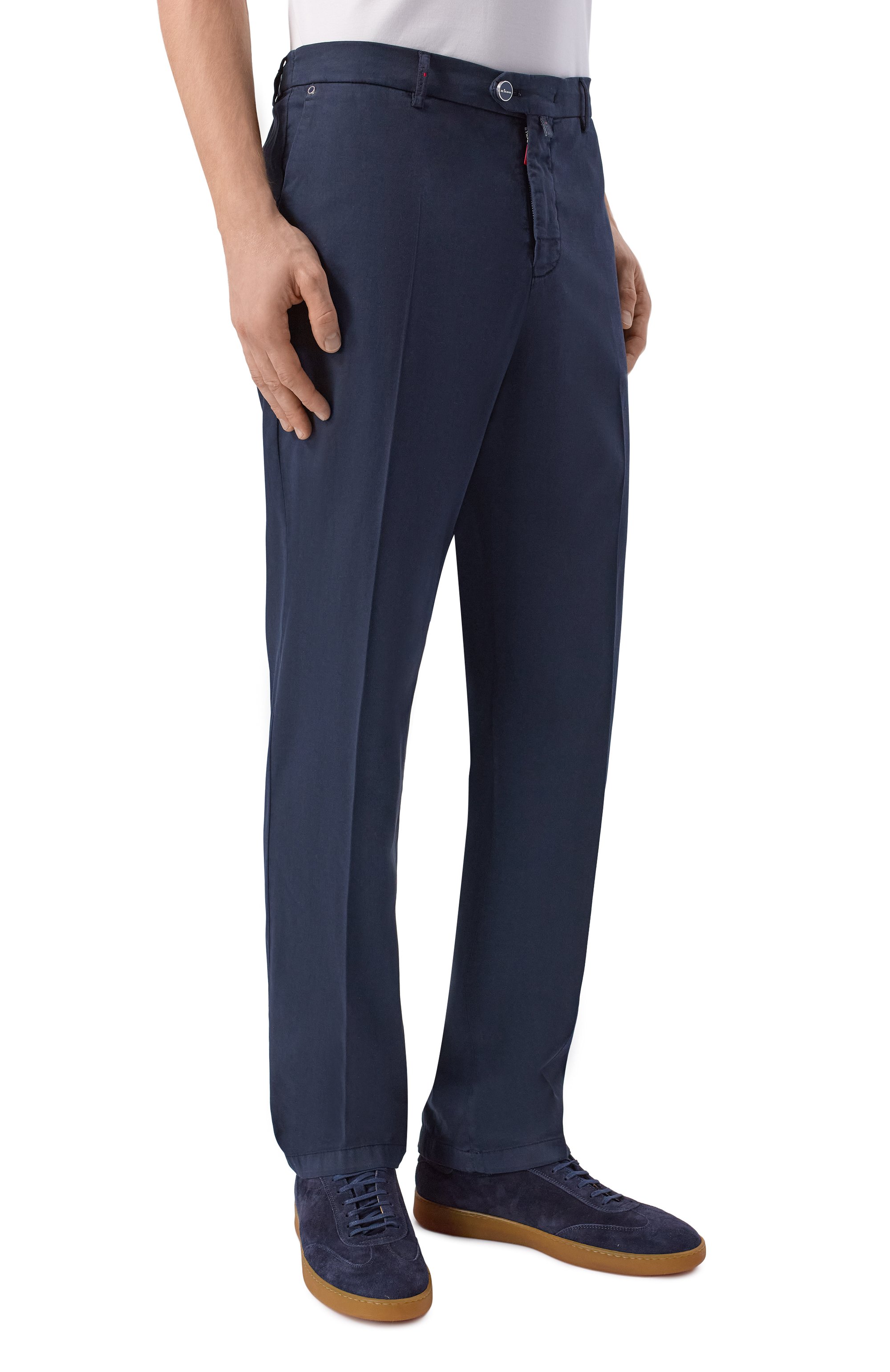 Брюки из хлопка и шелка KITON, арт. UFPPERK0607H, фото 3