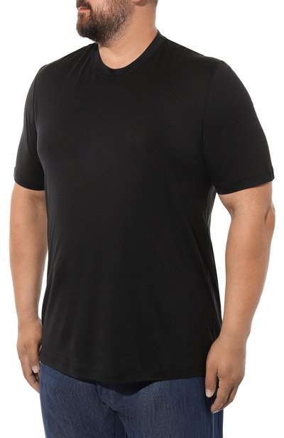 Футболка из шелка и хлопка BRUNELLO CUCINELLI, арт. MTB371308, фото 3