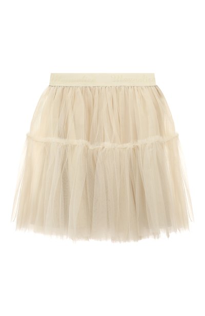 Юбка MONNALISA кремового цвета по цене 15700 руб., арт. 170GON, фото 1 Юбка MONNALISA, арт. 170GON, фото 1