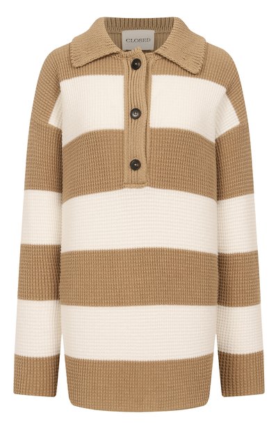 Женское хлопковое поло CLOSED, арт. C96272-951-ST