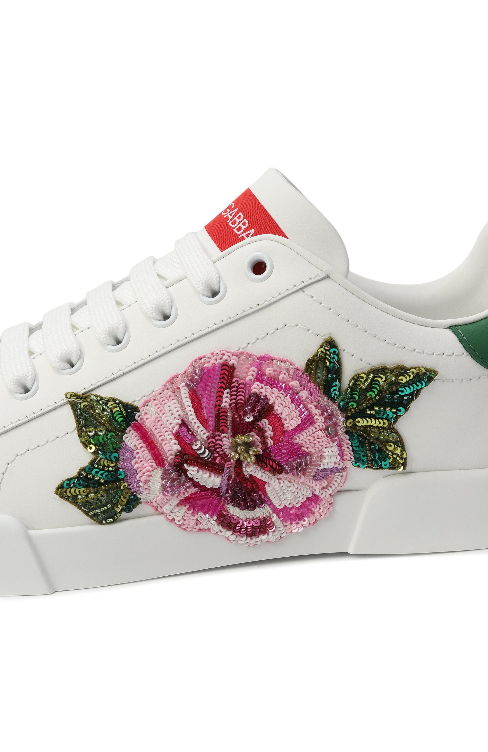 Кожаные кеды portofino light DOLCE & GABBANA, арт. CK2318/A6H61, фото 7