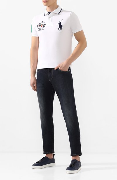 Кожаные кеды BARRETT, арт. N0LE-03.4/MASTCALF, фото 2