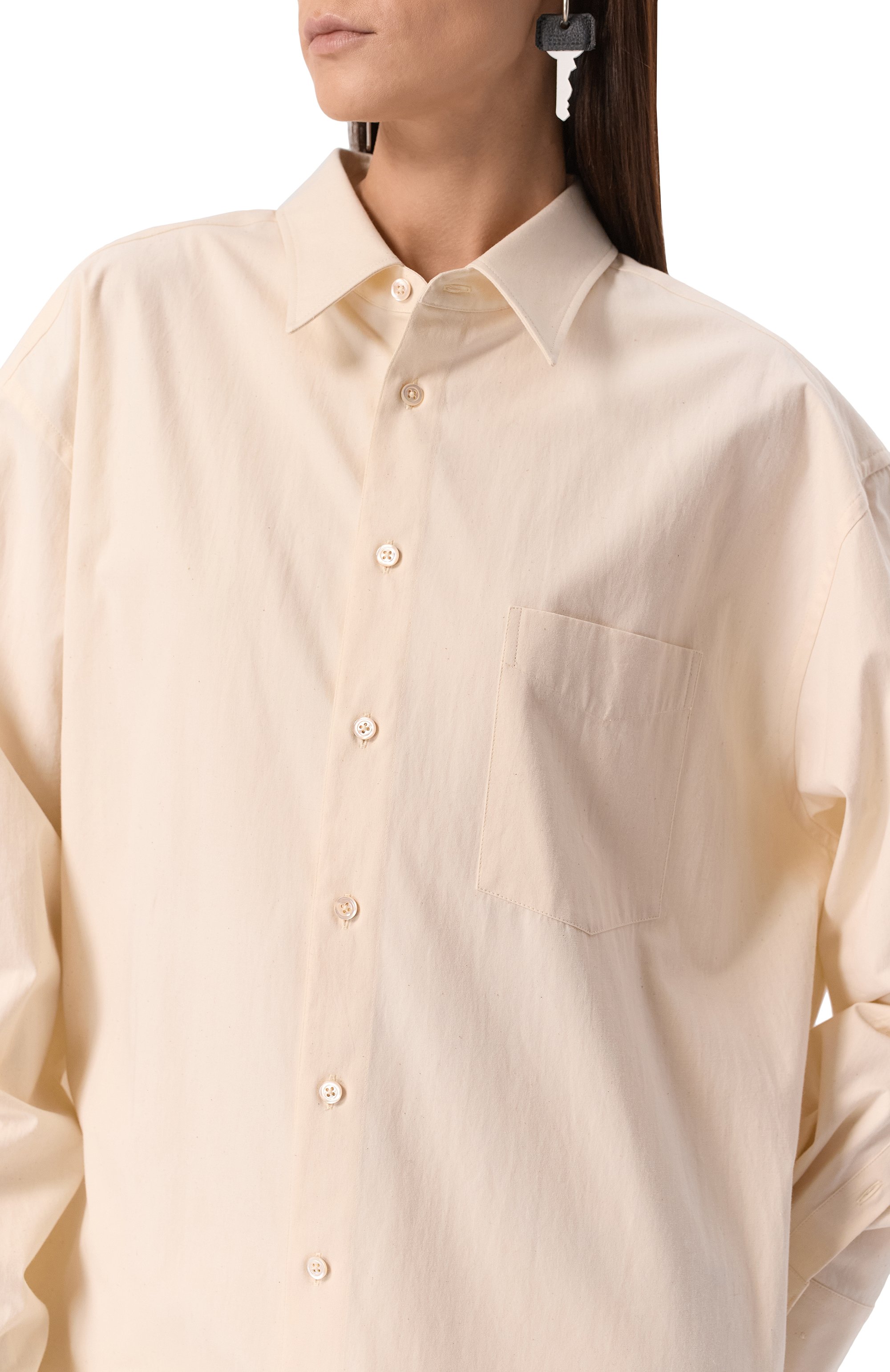 Хлопковая рубашка MAISON MARGIELA, арт. S51DT0017/S54352, фото 5