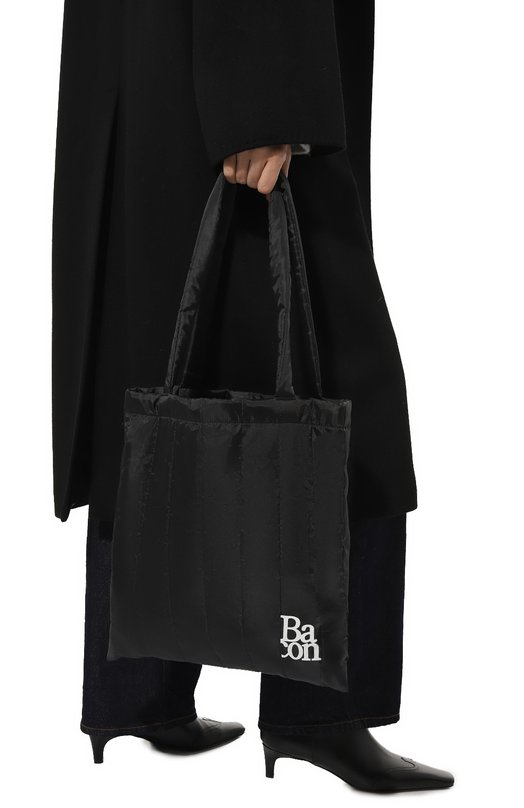 Сумка-тоут Bacon Чёрный, фото 2