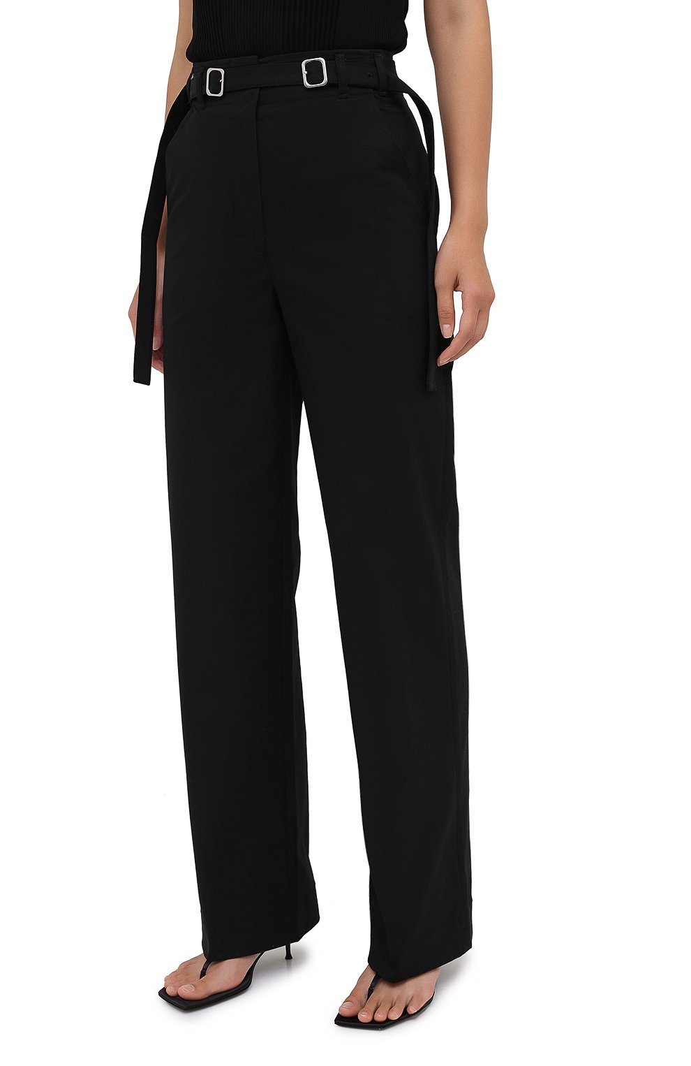 Хлопковые брюки PROENZA SCHOULER WHITE LABEL, арт. WL2036042-AC110, фото 3