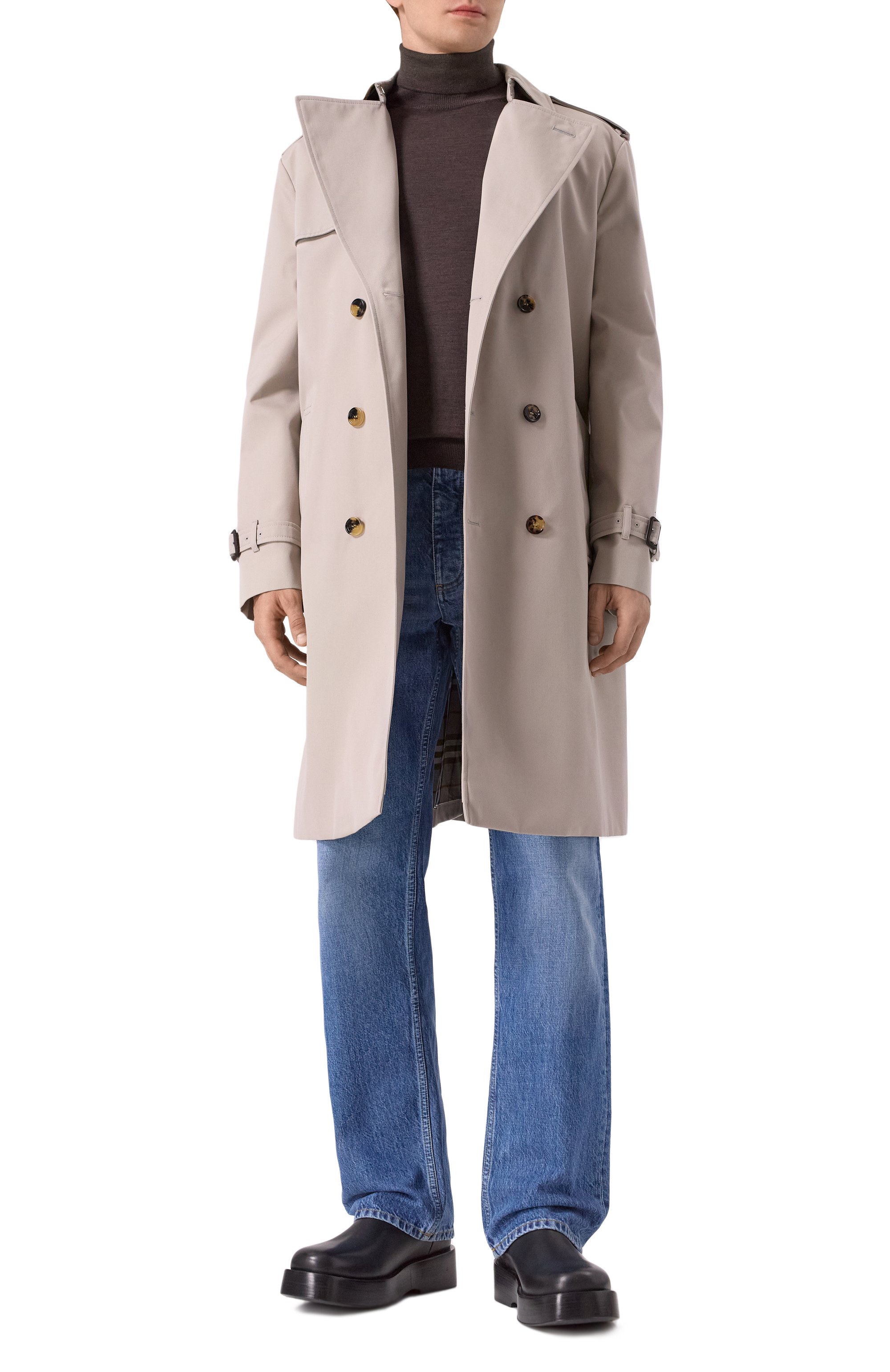 Тренч BURBERRY бежевого цвета по цене 324000 руб., арт. 8101309, фото 2 Тренч BURBERRY, арт. 8101309, фото 2