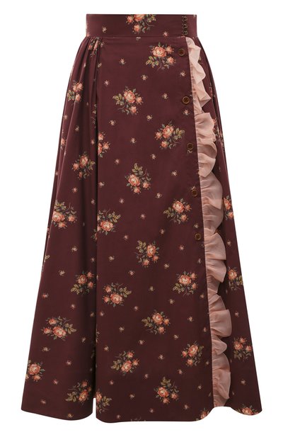 Женская хлопковая юбка ULYANA SERGEENKO, арт. GNM002SS21Resort 0131т21