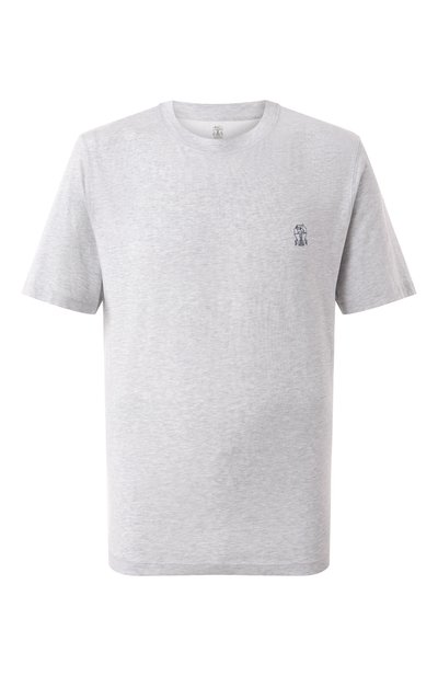 Мужская хлопковая футболка BRUNELLO CUCINELLI, арт. M0B138440
