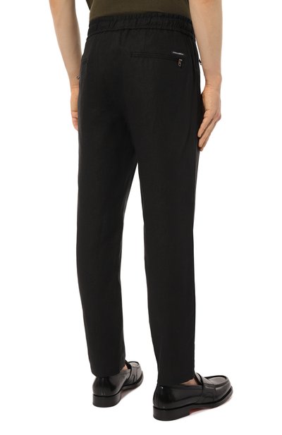 Льняные брюки DOLCE & GABBANA, арт. GVZAET/GG862, фото 4