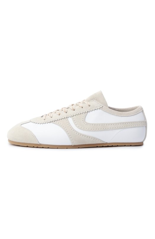 Кожаные кеды Dries Van Noten 021725-117-001 Белый  021725-117-001 Фото 4