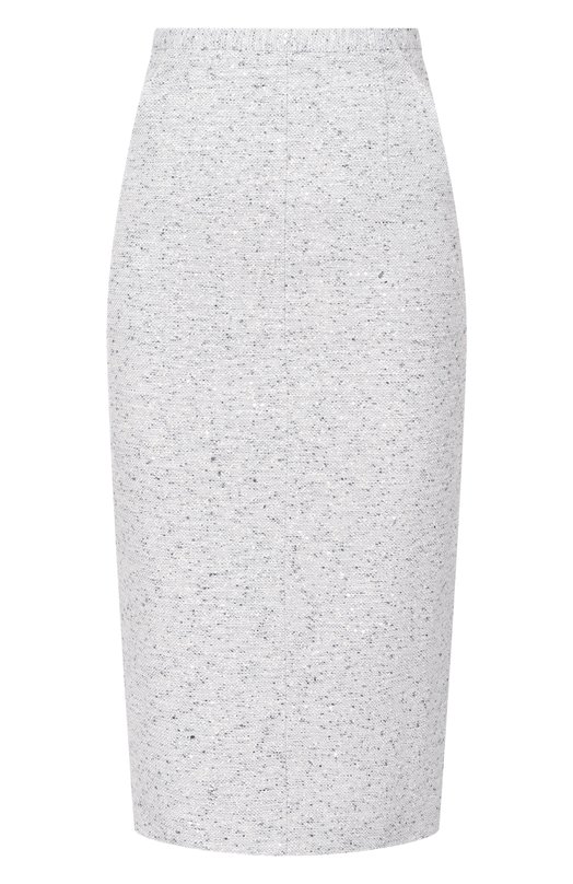 Юбка с отделкой пайетками Kiton D60208K0941G Серый D60208K0941G