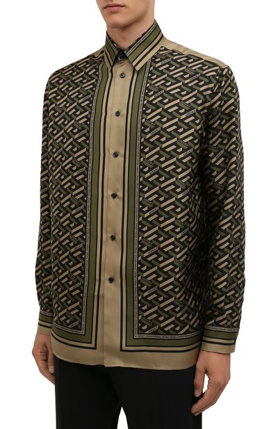 Шелковая рубашка VERSACE, арт. A84050/1A01613, фото 3