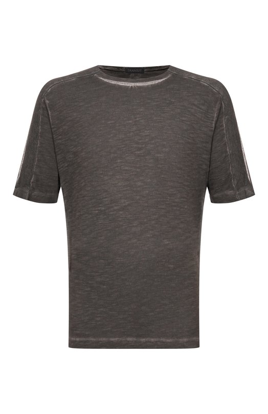 Футболка из хлопка и льна Transit CFUTRC5400E Серый CFUTRC5400E