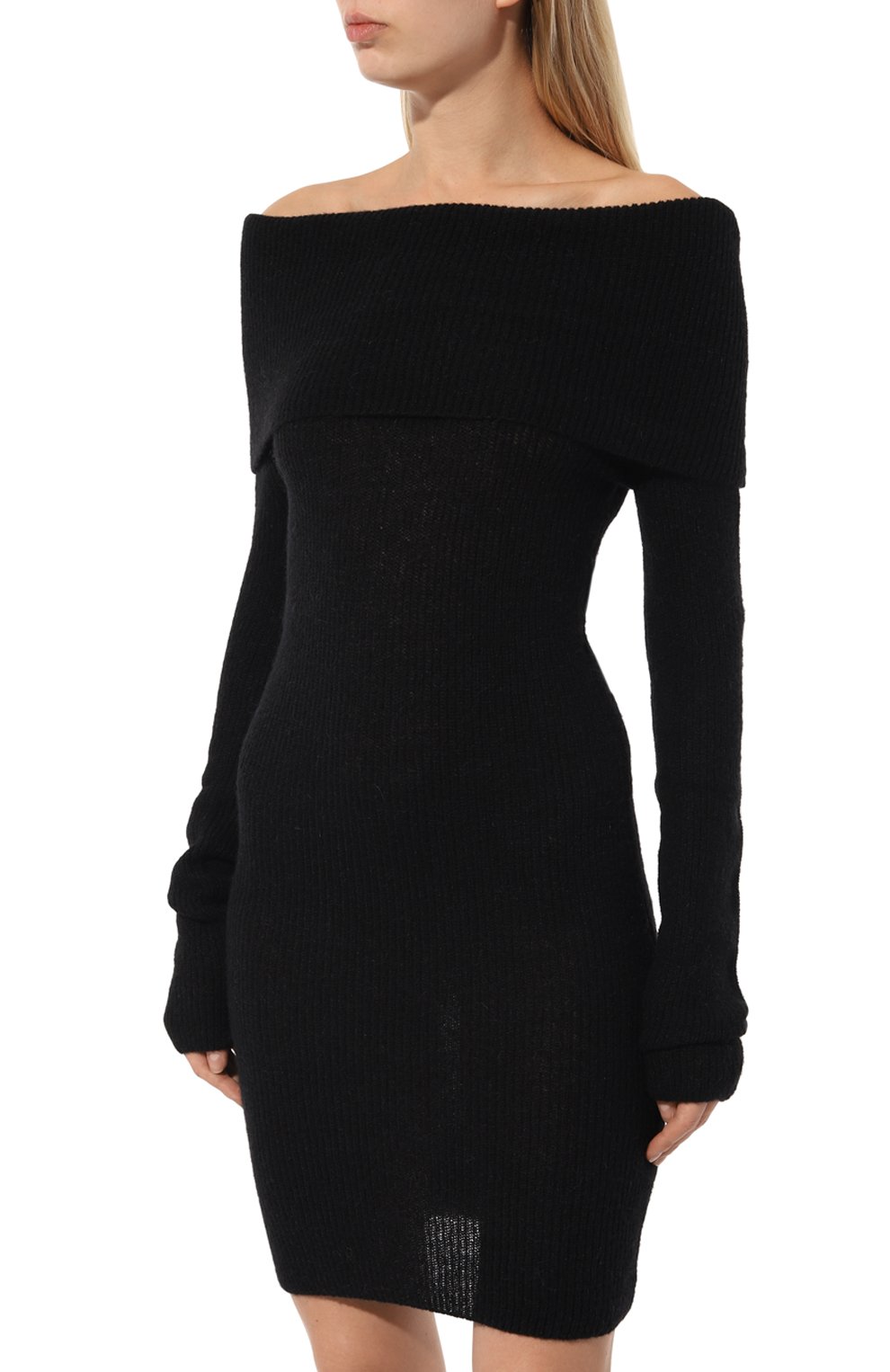 Платье DONDUP черного цвета по цене 49950 руб., арт. DA376/M00893D 002, фото 3 Платье DONDUP, арт. DA376/M00893D 002, фото 3