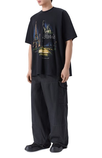 Хлопковая футболка VETEMENTS, арт. ME76TR244B/1200 LIGHT JERSEY