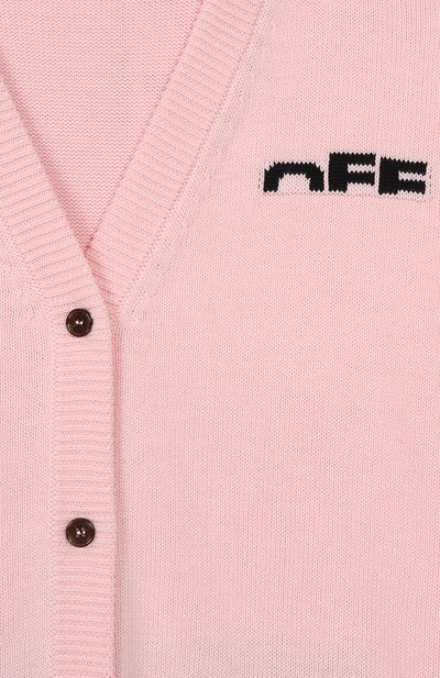 Хлопковый кардиган OFF-WHITE, арт. 0GHB002F25KNI001/12+, фото 3