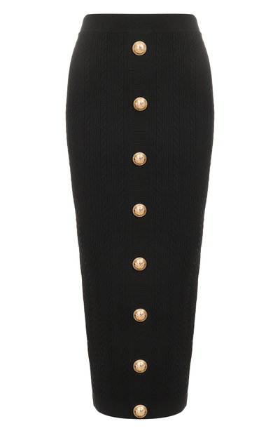 Женская юбка из вискозы BALMAIN, арт. FF1LD066/KI50