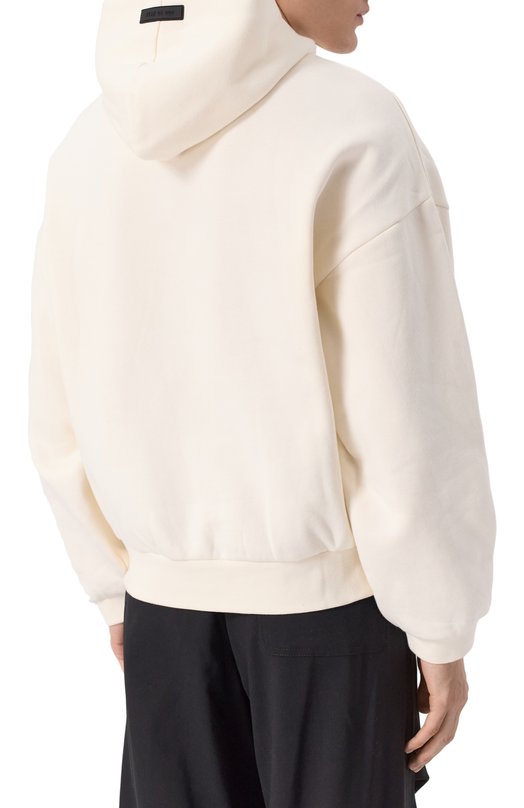 Хлопковое худи Fear Of God 192BT232051F-M Кремовый  192BT232051F-M Фото 4