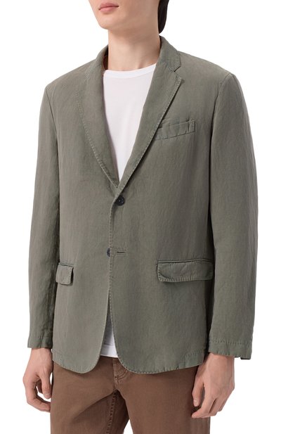 Пиджак из лиоцелла и льна 120% LINO, арт. 33ALIM89SN/G409/D00, фото 3