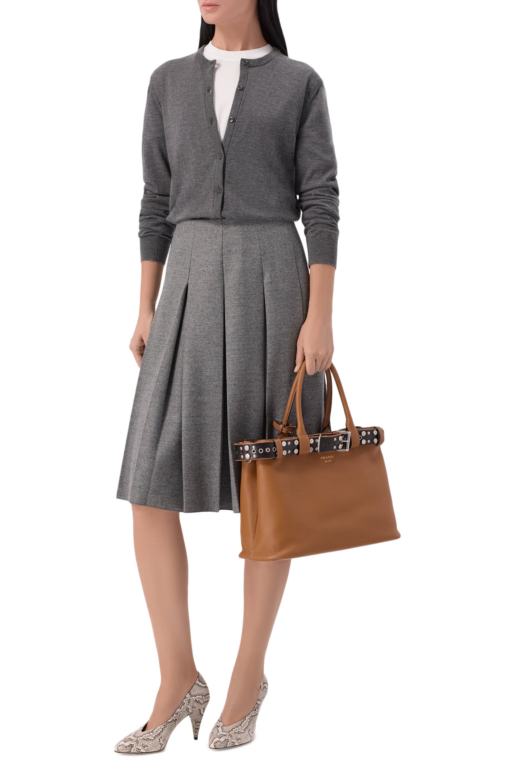 Сумка-тоут buckle large PRADA, арт. 1BA416/2HIE, фото 3