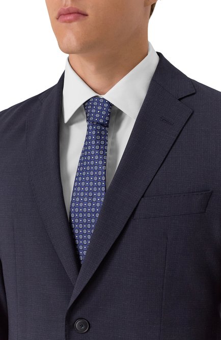 Мужской шелковый галстук CANALI, арт. 18/HJ04418