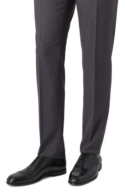 Кожаные оксфорды FERRAGAMO, арт. 027995/775110, фото 3