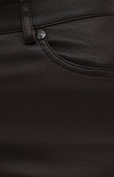 Кожаные брюки TOM FORD, арт. PAL672-LEX224, фото 5