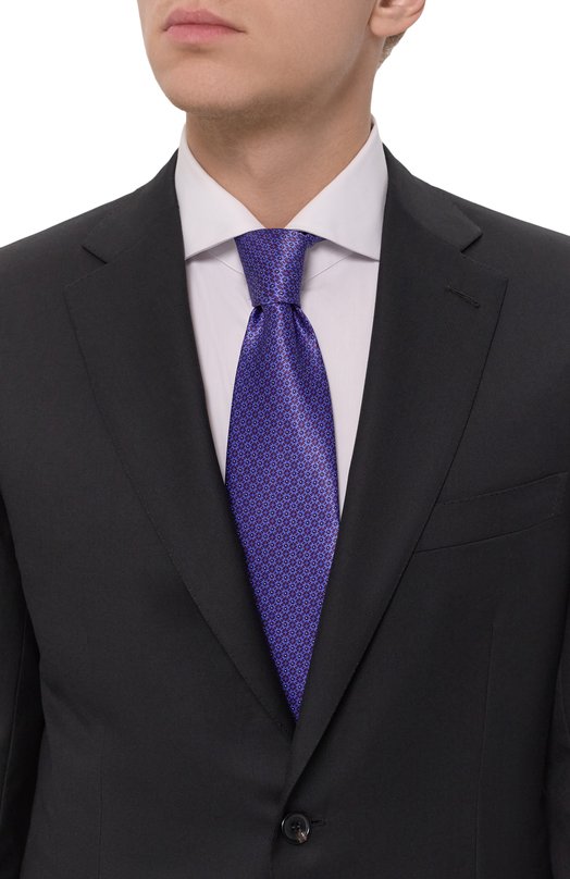 Шелковый галстук Stefano Ricci CXL/57009 Синий  CXL/57009 Фото 2