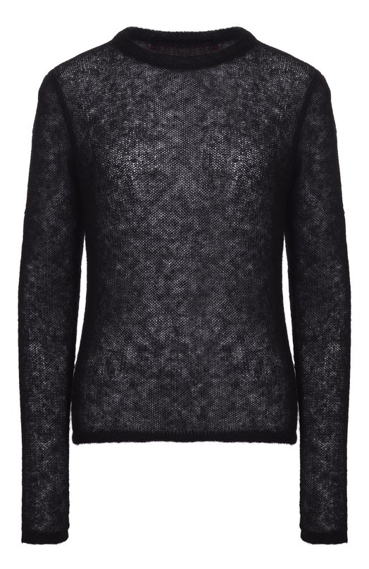 Шерстяной пуловер Les Archives LA_1020СО Чёрный LA_1020СО