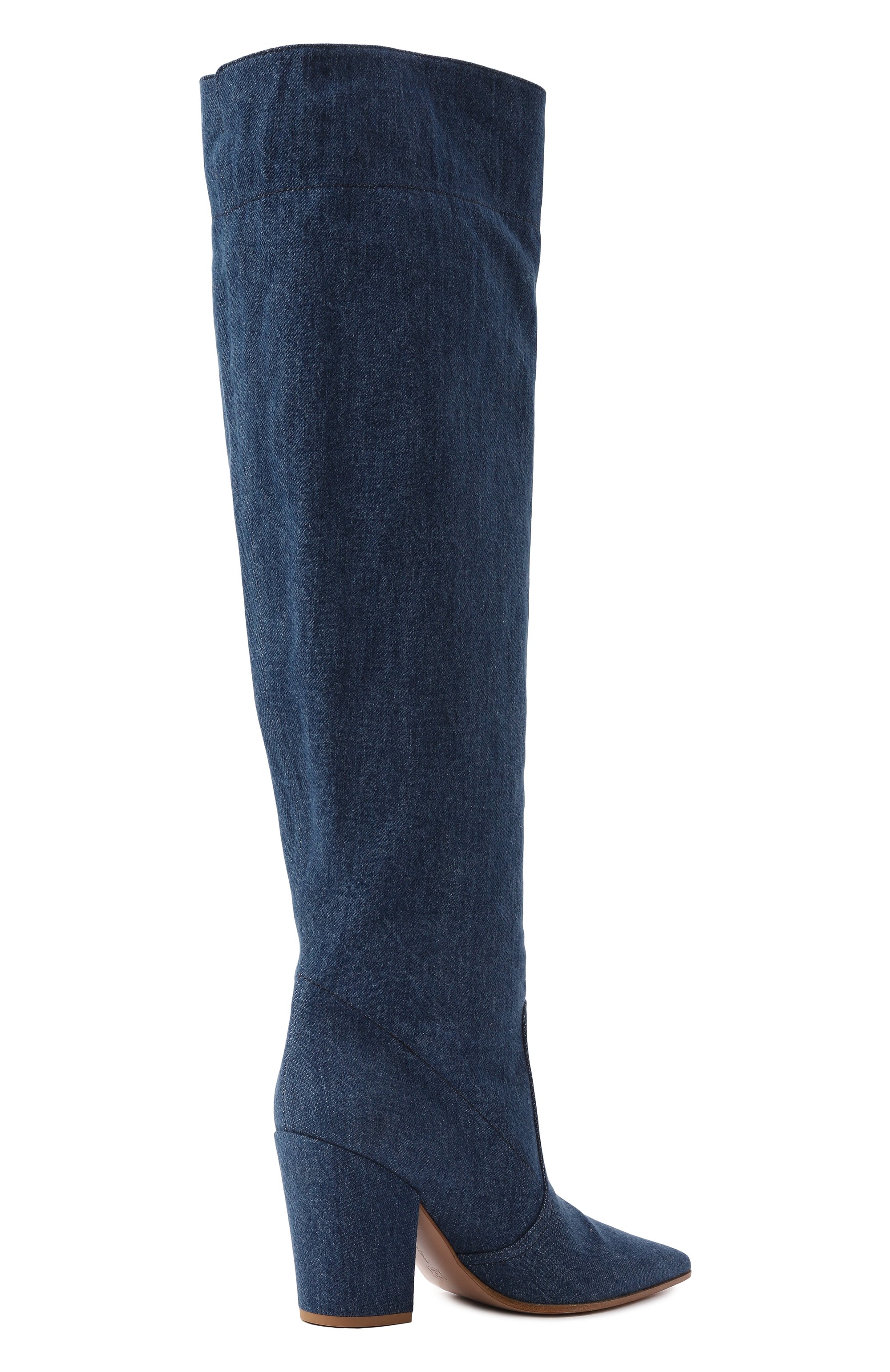 Текстильные ботфорты keinna 85 GIANVITO ROSSI, арт. G80156.85RIC.DEMMIDB, фото 5