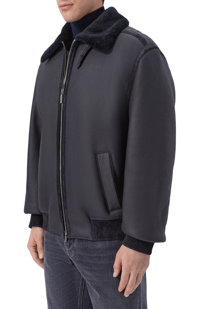 Дубленка ZILLI темно-синего цвета по цене 1500000 руб., арт. ASCA00M1969VFRI00_001, фото 3 Дубленка ZILLI, арт. ASCA00M1969VFRI00_001, фото 3