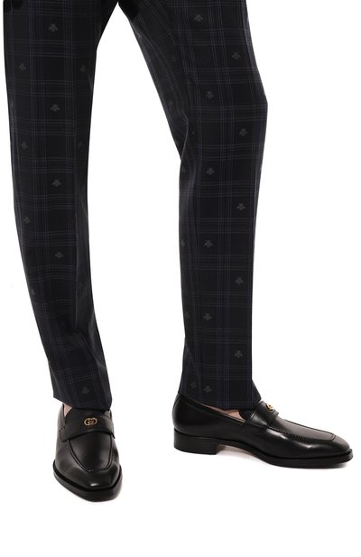 Кожаные лоферы GUCCI, арт. 669815 06F00, фото 3