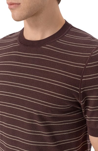 Джемпер из хлопка и лиоцелла BOSS, арт. 50560482, фото 5