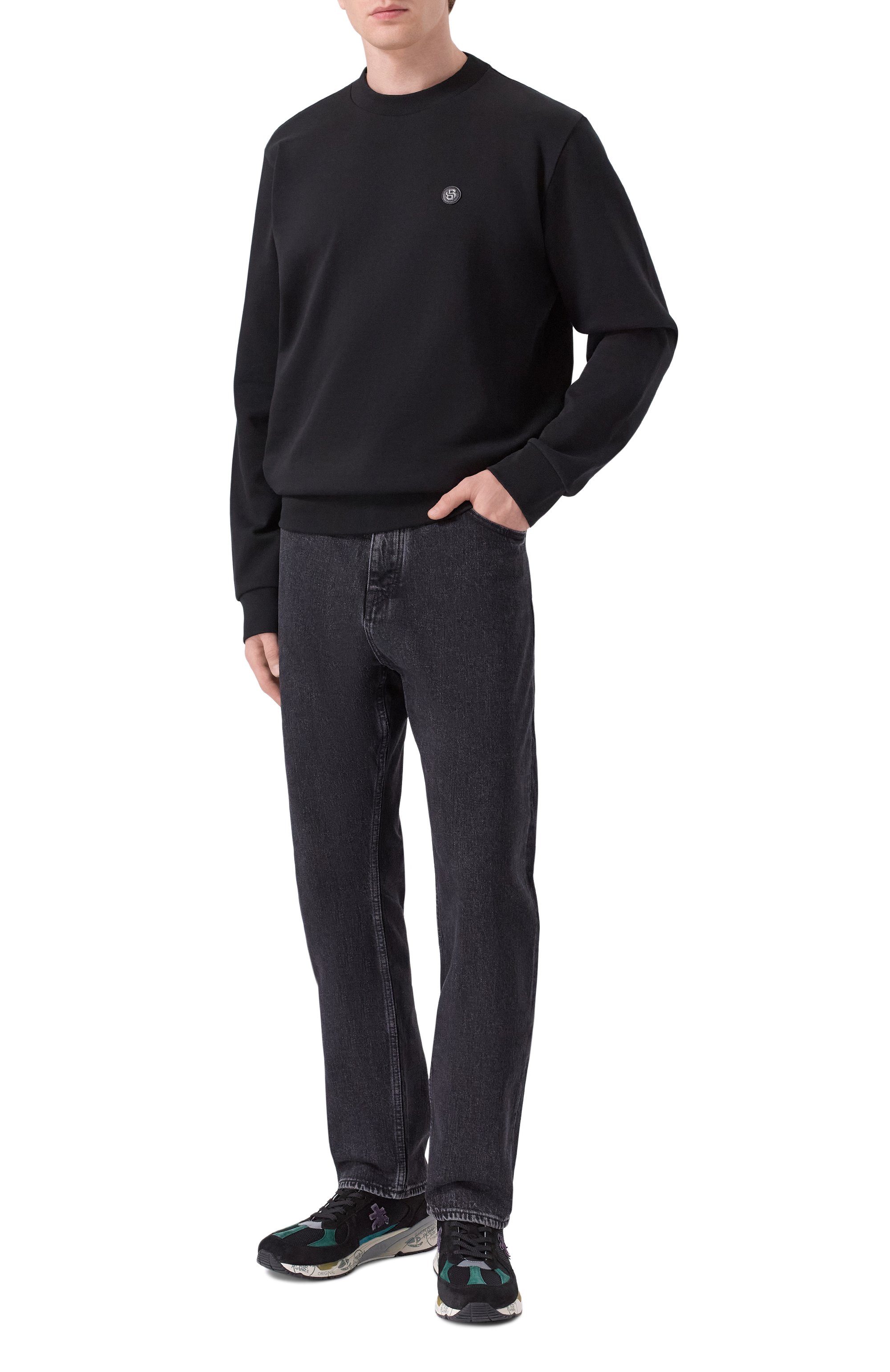 Хлопковый свитшот BOSS, арт. 50520302, фото 2