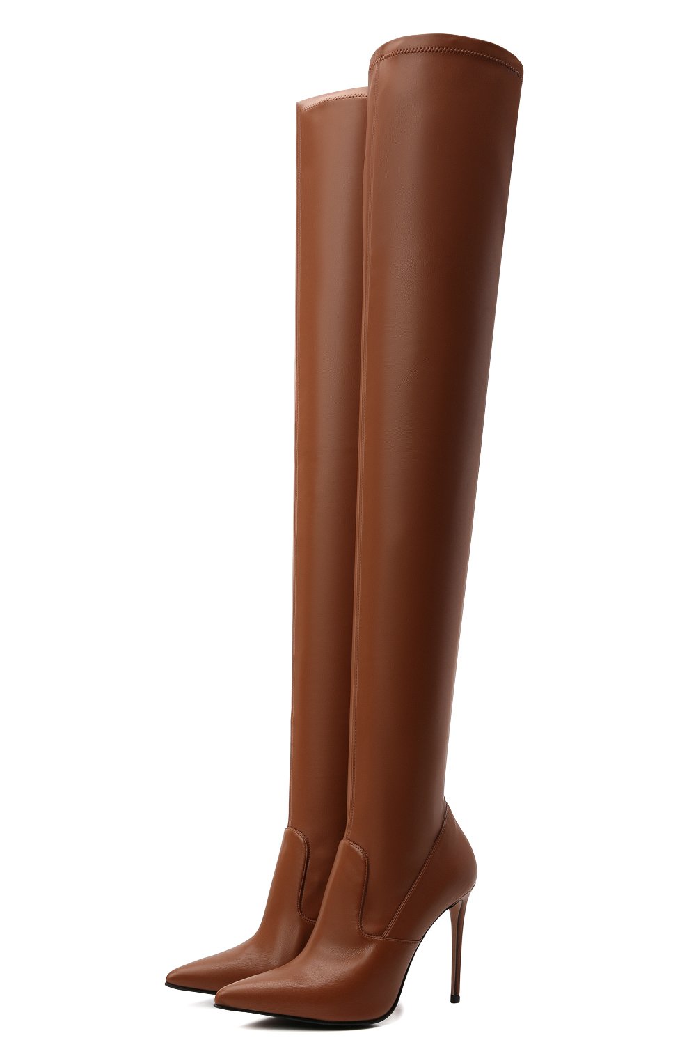 Ботфорты cuissard eva 100 LE SILLA коричневого цвета по цене 99500 руб., арт. 2159R090R1PPFAK, фото 1 Ботфорты cuissard eva 100 LE SILLA, арт. 2159R090R1PPFAK, фото 1