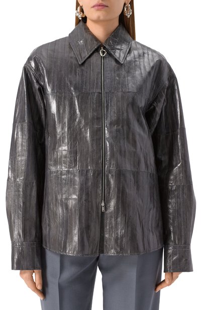 Кожаная куртка JIL SANDER, арт. J02DL0237-J07204, фото 3