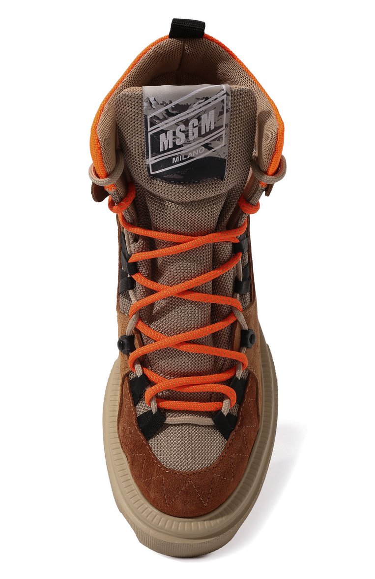 Комбинированные ботинки MSGM, арт. 3341MDS802 582, фото 6