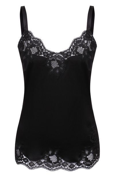 Женская топ из шелка и хлопка DOLCE & GABBANA, арт. 07B09T/FUAD8