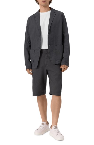 Пиджак из хлопка и льна TRANSIT, арт. CFUTRZE143, фото 3