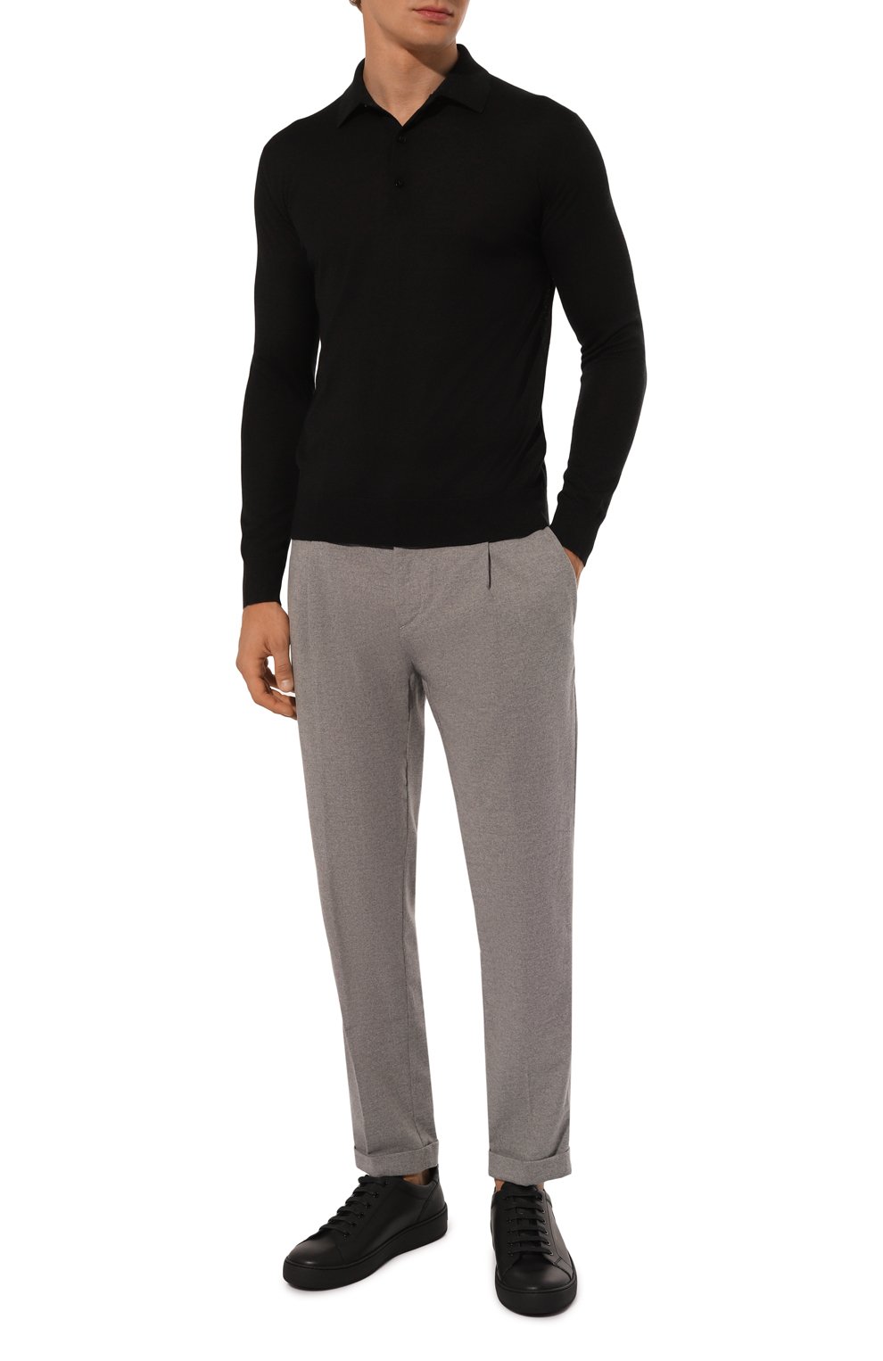 Поло из кашемира и шелка STEFANO RICCI, арт. KE03500P03/E24345, фото 2