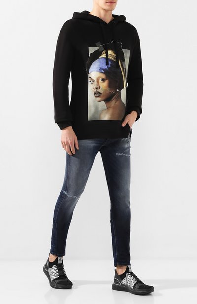 Текстильные кроссовки adidas x neighborhood ultraboost 19 ADIDAS, арт. FU7312, фото 2