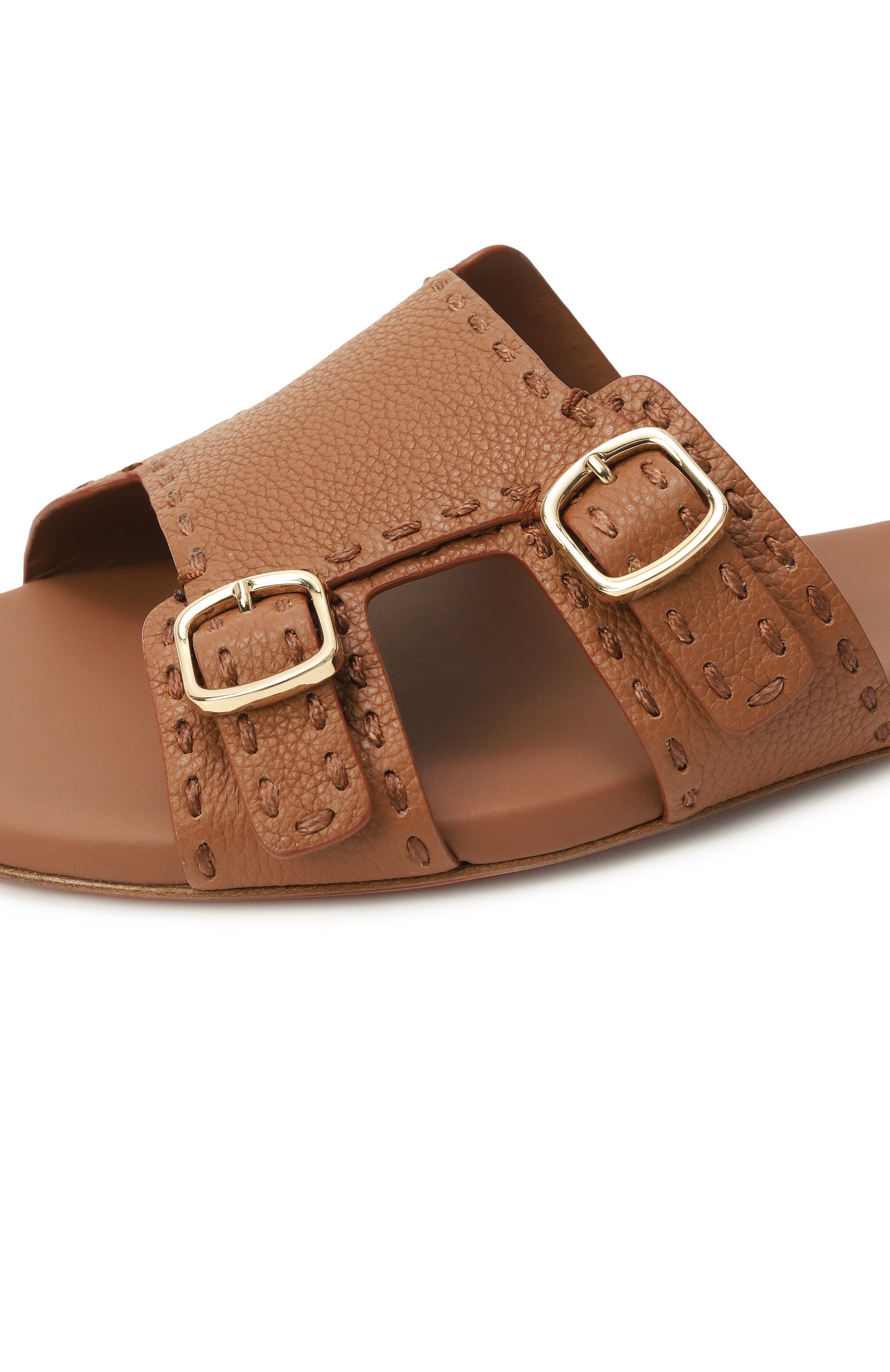 Кожаные шлепанцы didi SANTONI, арт. WHPG71461HA1TWKA, фото 7