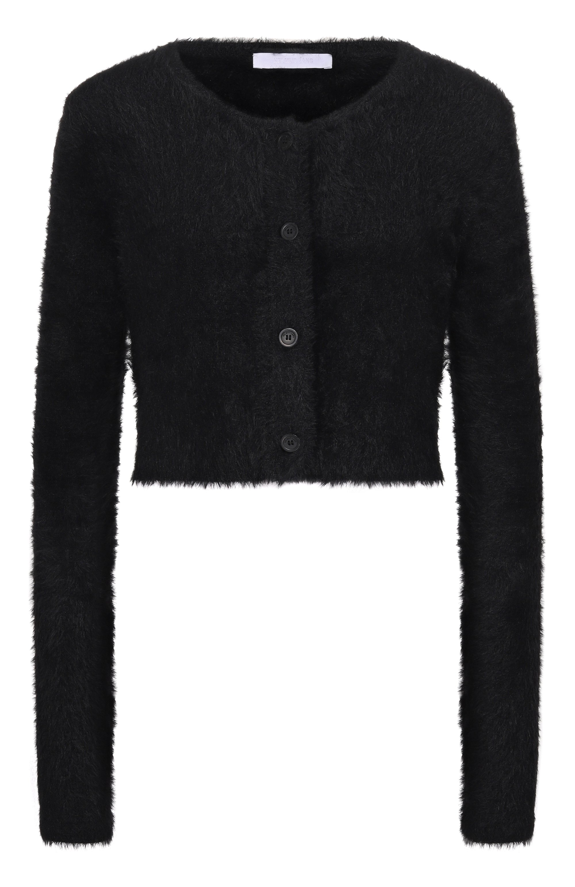 Кардиган HELMUT LANG черного цвета по цене 30750 руб., арт. P07HW701, фото 1 Кардиган HELMUT LANG, арт. P07HW701, фото 1