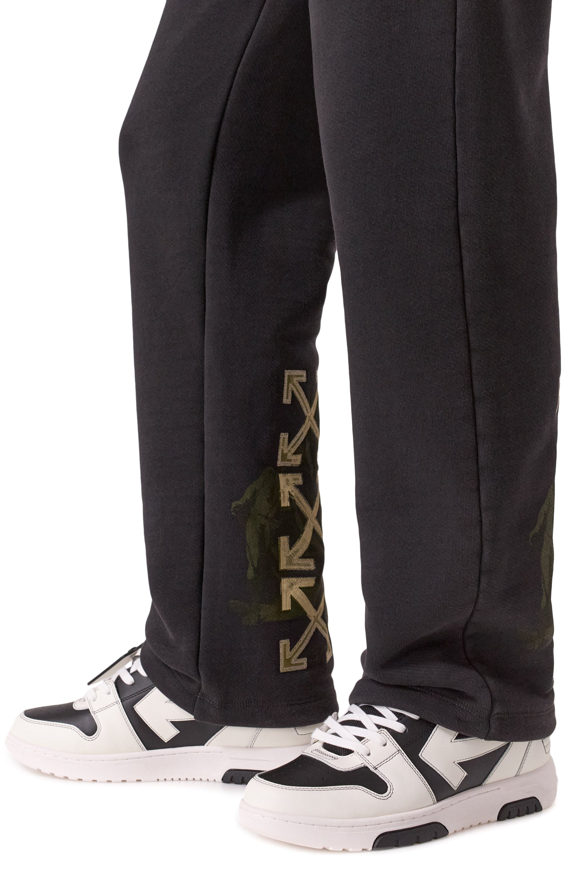 Кожаные кеды out of office OFF-WHITE, арт. 0MIA189C99LEA015, фото 3