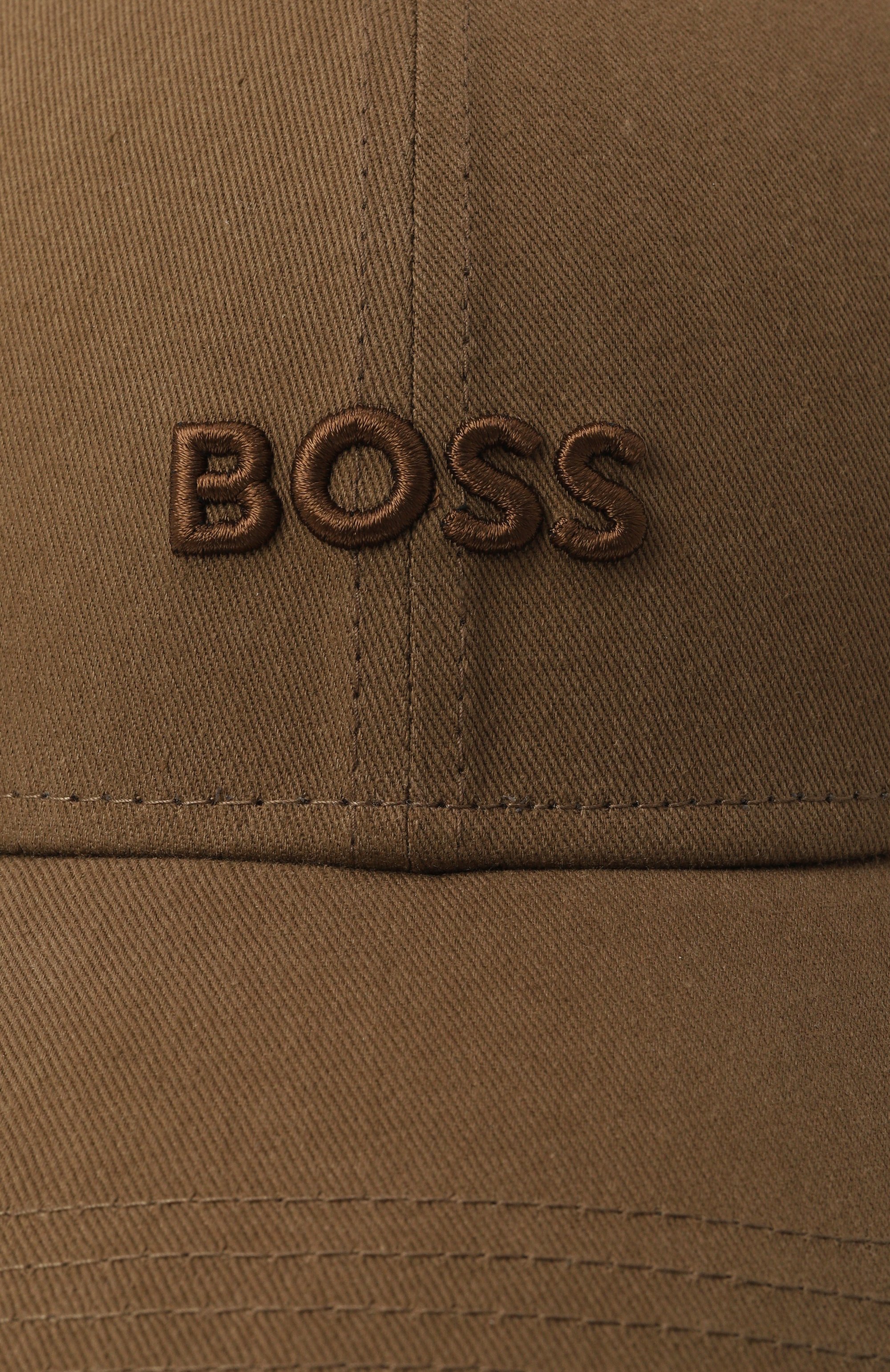 Хлопковая бейсболка BOSS бежевого цвета по цене 5995 руб., арт. 50519889, фото 4 Хлопковая бейсболка BOSS, арт. 50519889, фото 4