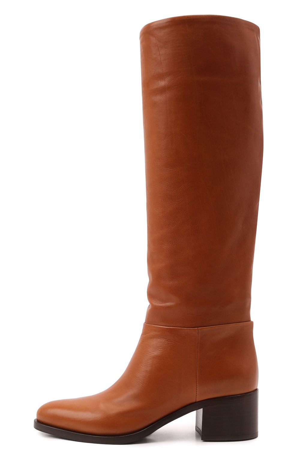 Кожаные сапоги PRADA, арт. 1W272M-3LBM-F0046-045, фото 2