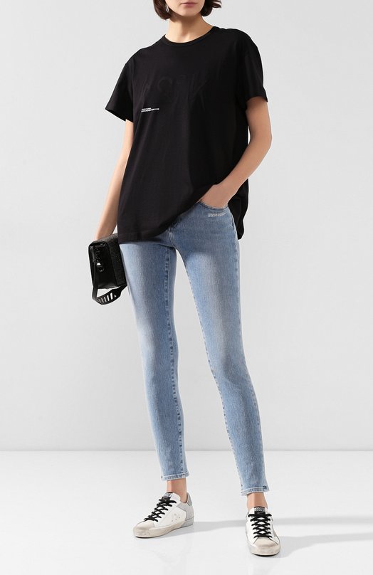 Хлопковая футболка N21 19I N2M0/F011/4157 Чёрный  19I N2M0/F011/4157 Фото 2