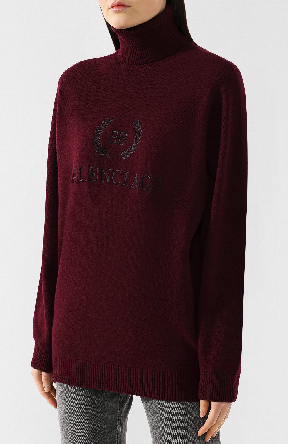 Пуловер из смеси шерсти и кашемира BALENCIAGA, арт. 555307/T4081, фото 3